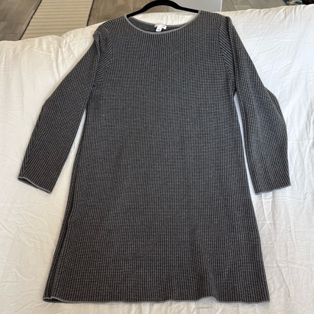 JJill Houndstooth knit dress